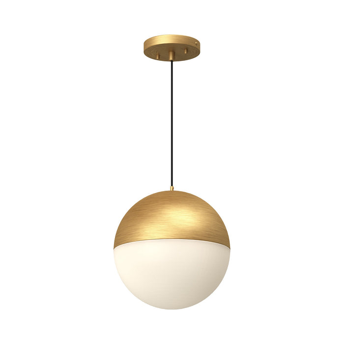 Monae LED Pendant Light in Brushed Gold (Large).