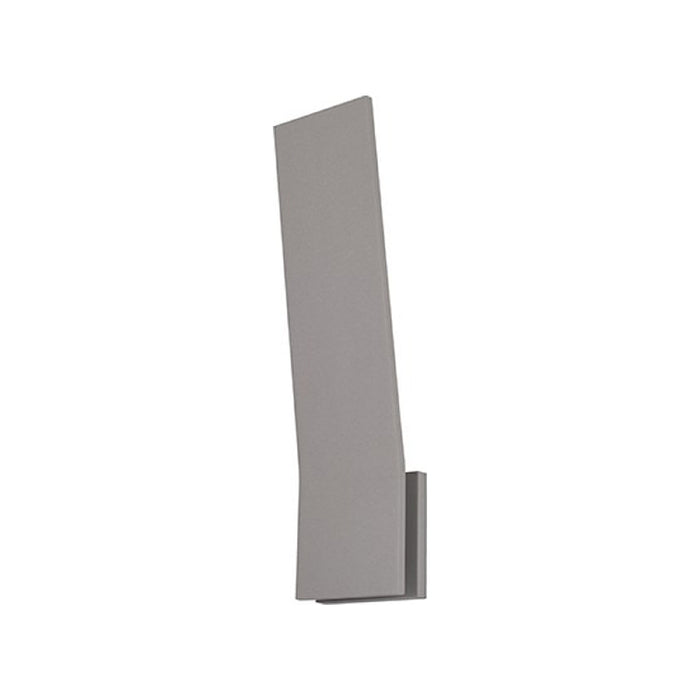 Nevis Outdoor LED Wall Light in Gray (18-Inch).