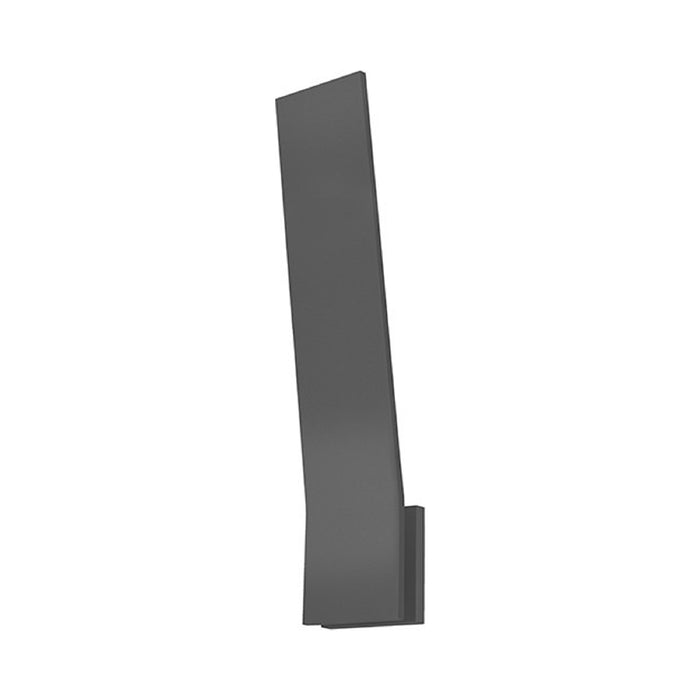 Nevis Outdoor LED Wall Light in Graphite (24-Inch).