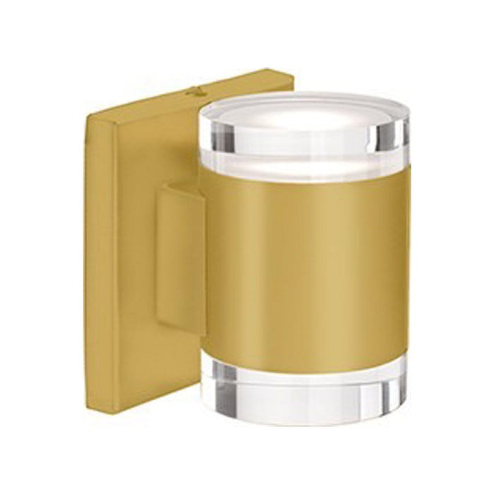 Norfolk LED Wall Light in Brushed Gold (4.75-Inch).