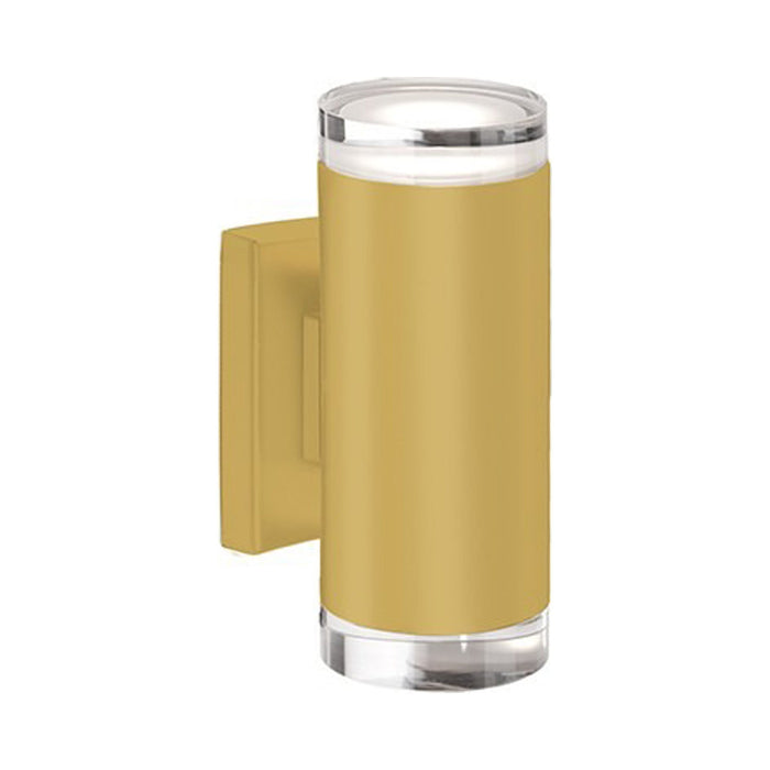Norfolk LED Wall Light in Brushed Gold (8.25-Inch).