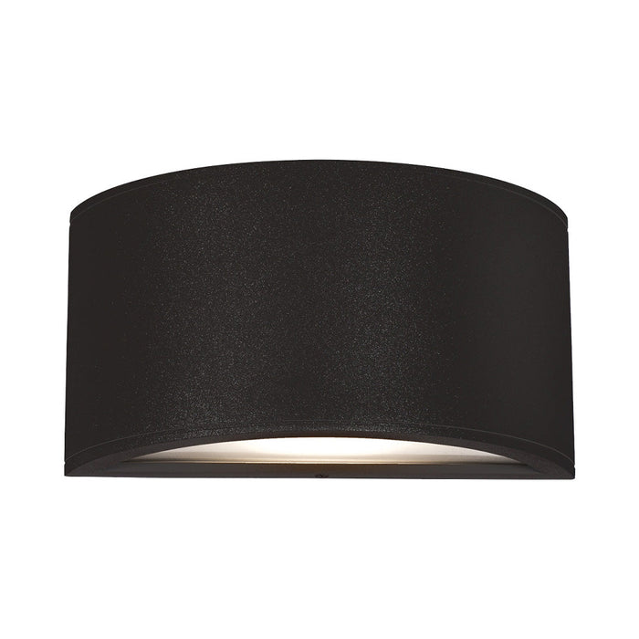 Olympus Outdoor LED Wall Light in Black.