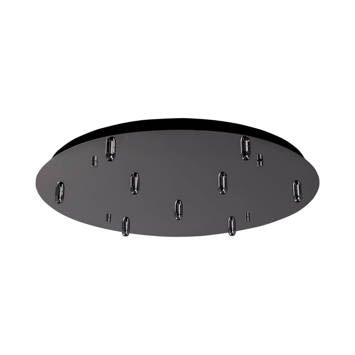 Pendant Light Canopy in Black Chrome (Round/9-Head).