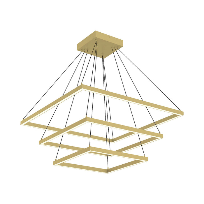 Piazza LED Chandelier in Brushed Gold (149W)