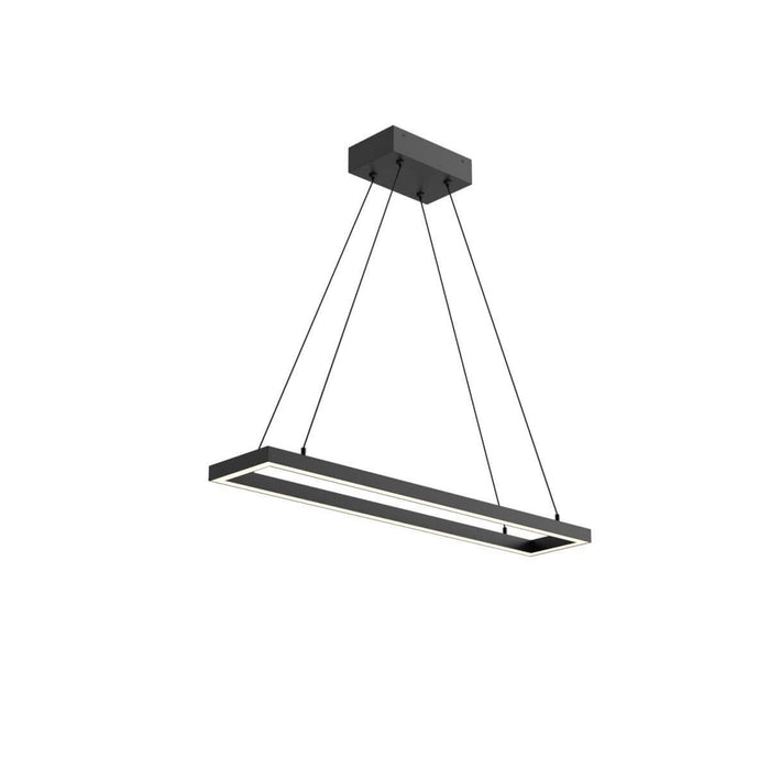 Piazza Rectangle LED Pendant Light.