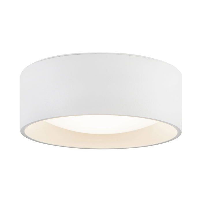Savile LED Flush Mount Ceiling Light in White (Small).