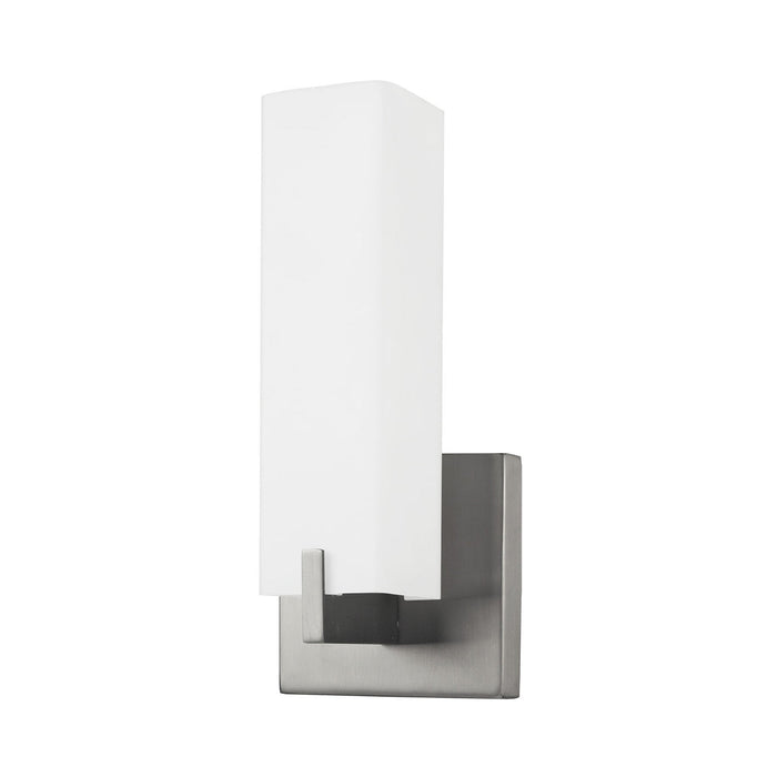 Stratford LED Wall Light in Brushed Nickel.