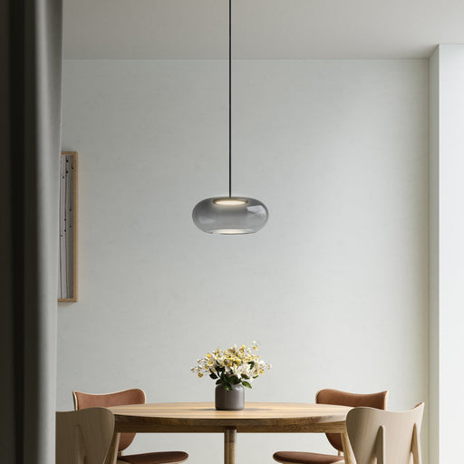 Trinity LED Pendant Light in dining room.