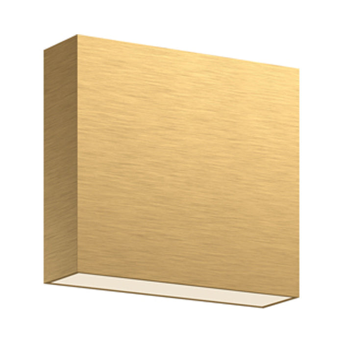 Mica LED Wall Light in Brushed Gold (Small).