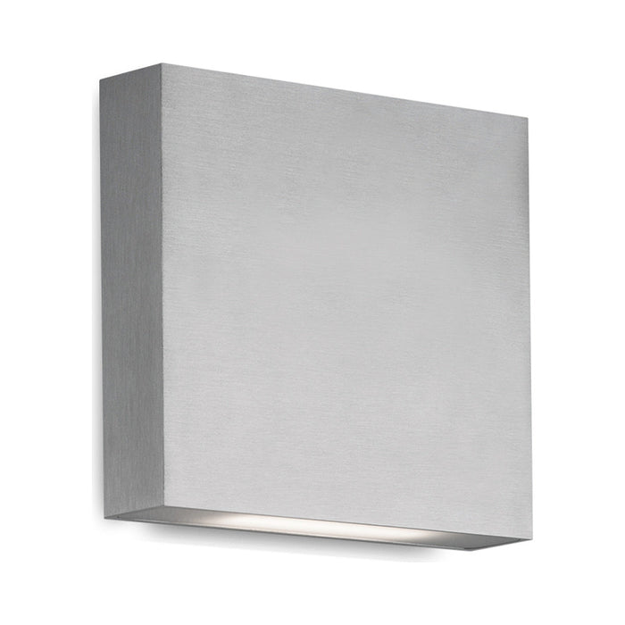 Mica LED Wall Light in Brushed Nickel (Small).