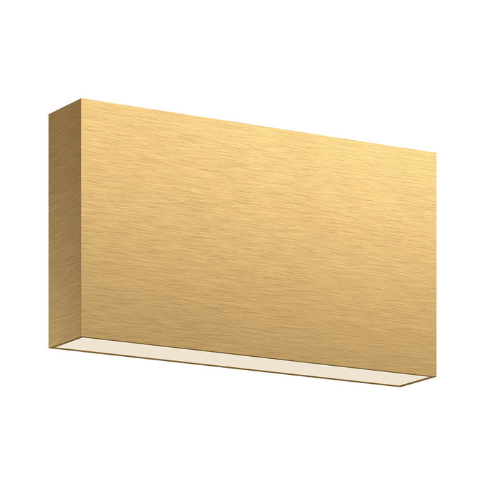 Mica LED Wall Light in Brushed Gold (Large).