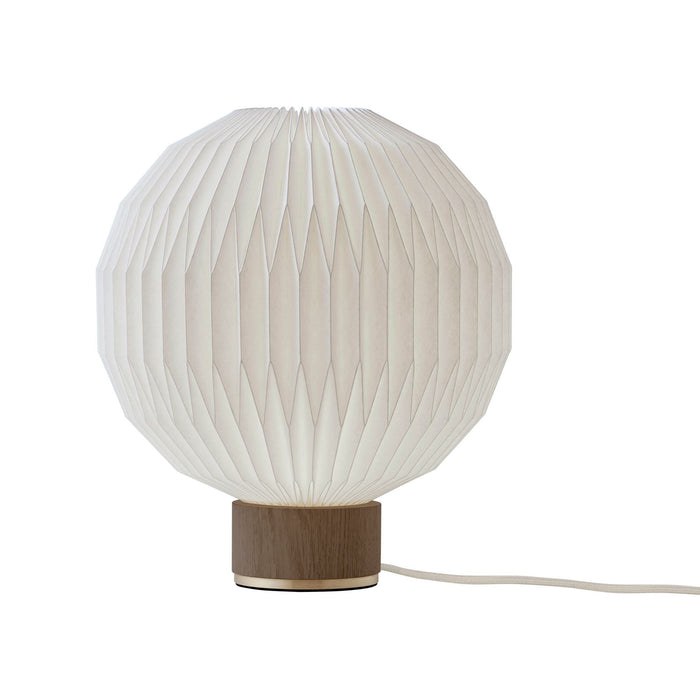 375 Table Lamp in Smoked Oak (Small/Standard Foil).