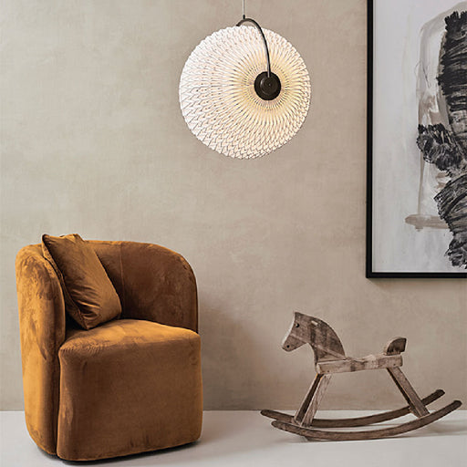Caleo Original Pendant Light in living room.