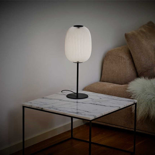 Lamella Table Lamp in living room.