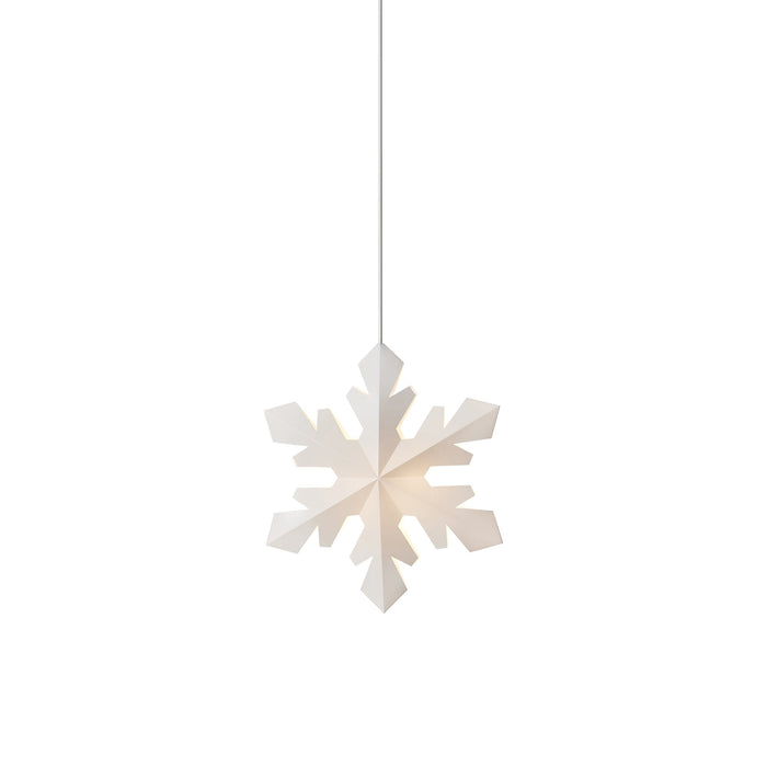 Snowflake Pendant Light in Detail.