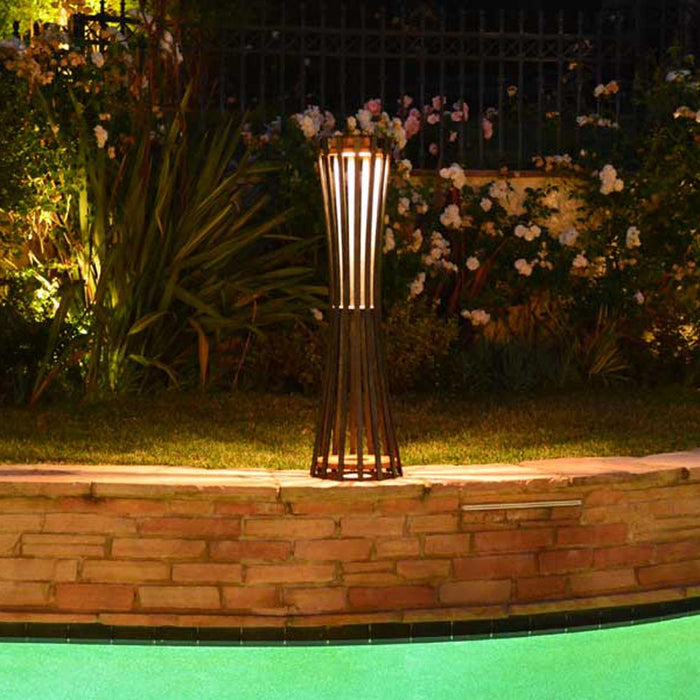 Corsetta Outdoor Solar LED Pathway Light in Outside Area.