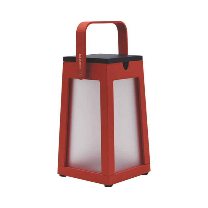 Tinka Outdoor Solar LED Lantern in Red.