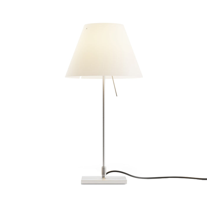Costanzina Table Lamp in Alu/Mistic White.