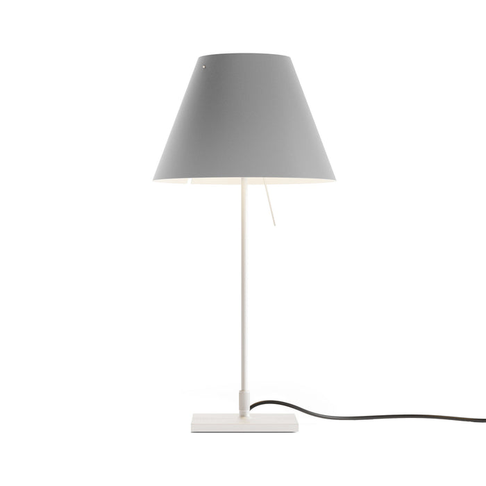 Costanzina Table Lamp in Off-white/Concrete Grey.