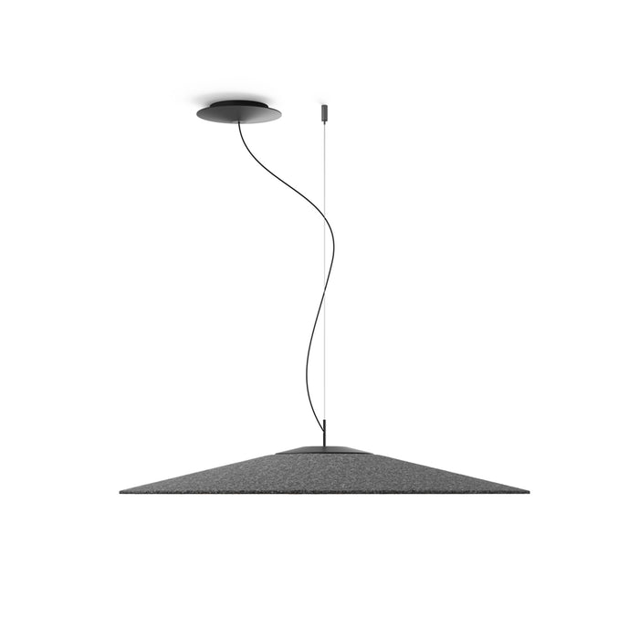 Koinè Acoustic Pendant Light in Anthracite (Small).