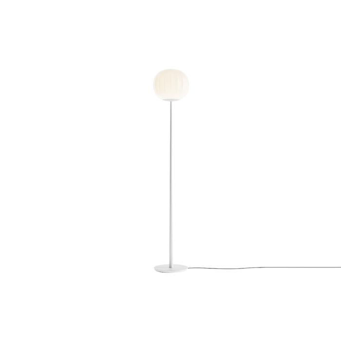 Lita Floor Lamp in White Painted Aluminium (Small).