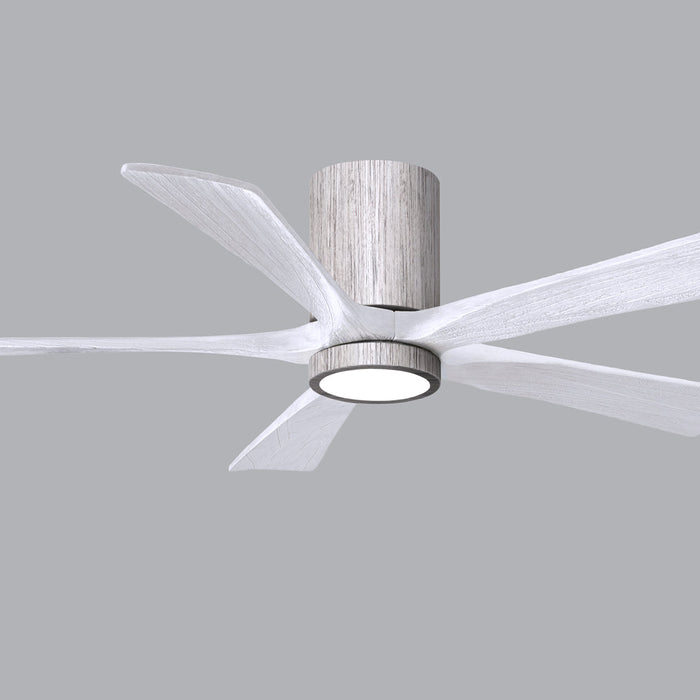 Irene IR5HLK 52-Inch Indoor / Outdoor LED Flush Mount Ceiling Fan in Detail.