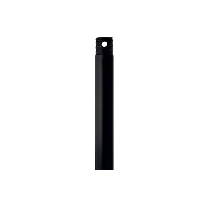 Fandelight Down Rod in Black (6-Inch).