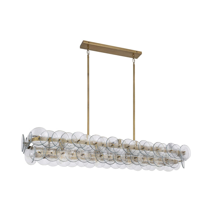 Loren Linear Chandelier in Detail.