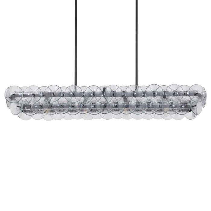 Loren Linear Chandelier in Detail.