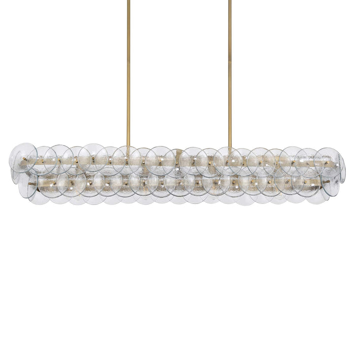 Loren Linear Chandelier in Detail.