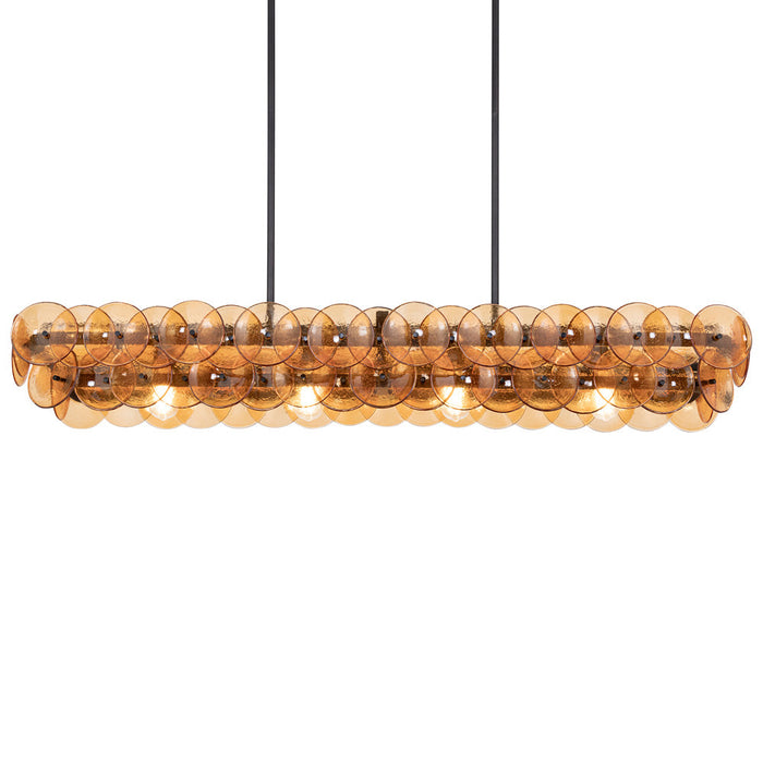 Loren Linear Chandelier in Detail.