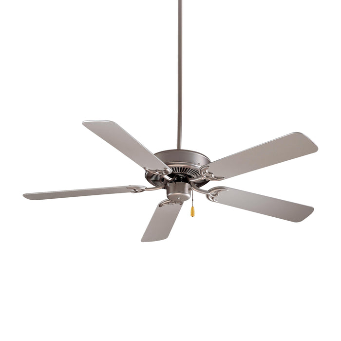 Contractor Ceiling Fan in Brushed Steel (Large).
