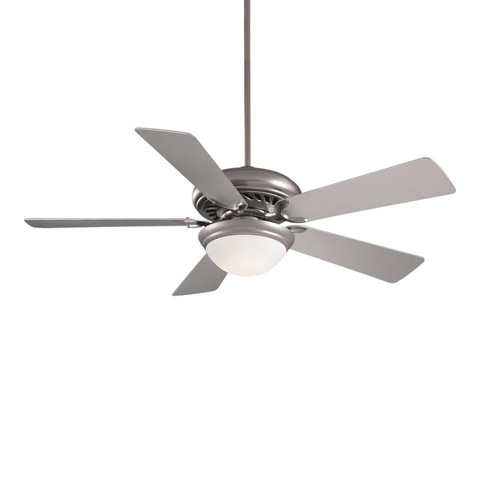Supra Uni-Pack LED Ceiling Fan in Brushed Steel  (52-Inch).
