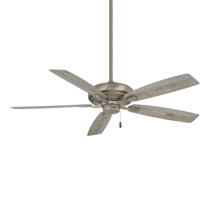 Watt Ceiling Fan in Burnished Nickel.