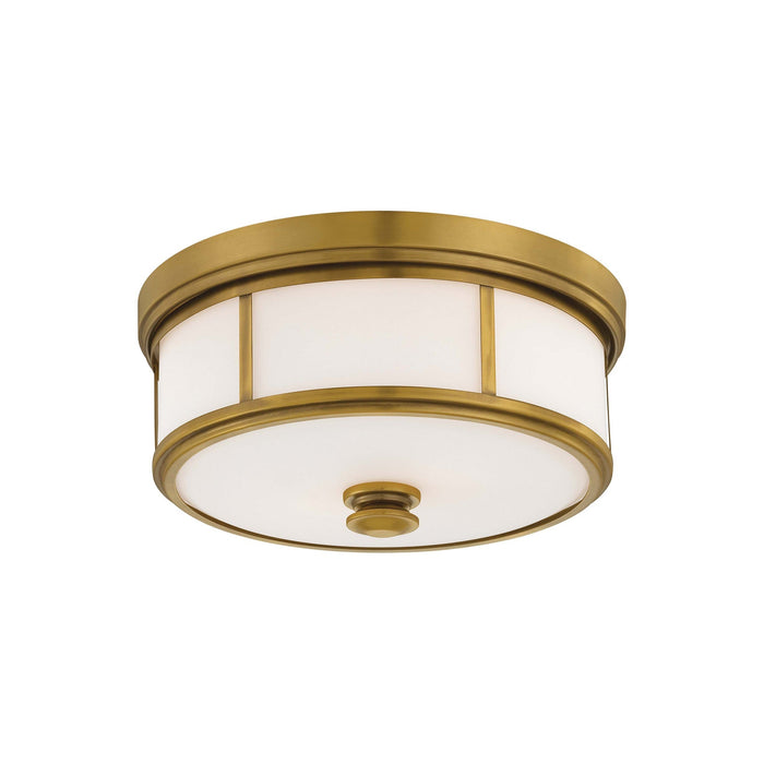 636 Flush Mount Ceiling Light in Liberty Gold (16-Inch).