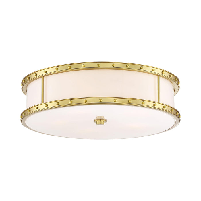 827-L LED Flush Mount Ceiling Light in Liberty Gold (Large).