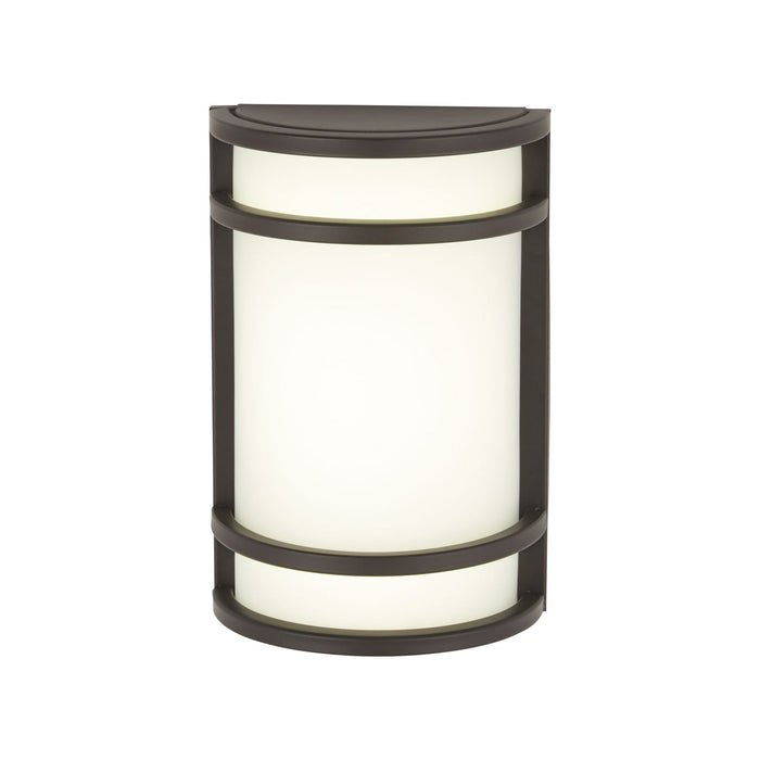 Bay View Outdoor Wall Light in Oil Rubbed Bronze (12-Inch).