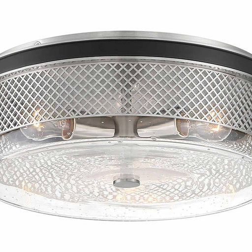 Cole's Crossing Flush Mount Ceiling Light in Detail.
