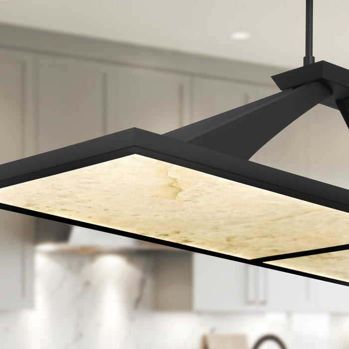 Stiles LED Linear Pendant Light in Detail.