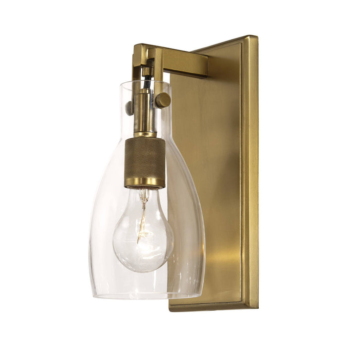 Tiberia Bath Wall Light in Soft Brass (1-Light).