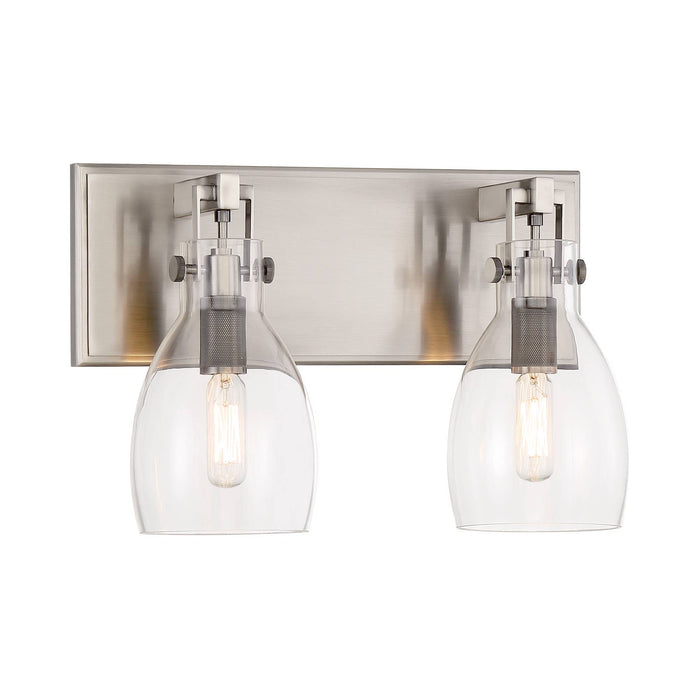 Tiberia Bath Wall Light in Plated Pewter (2-Light).