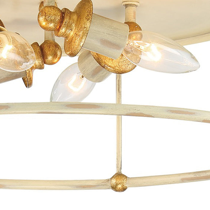 Westchester County Flush Mount Ceiling Light in Detail.