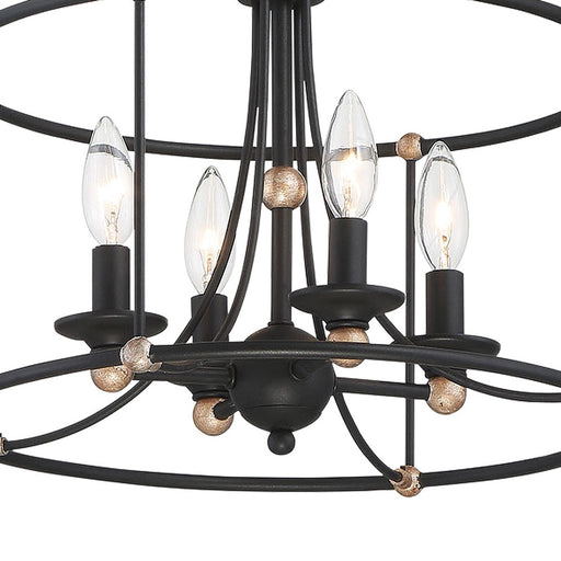 Westchester County Semi Flush Mount Ceiling Light in Detail.