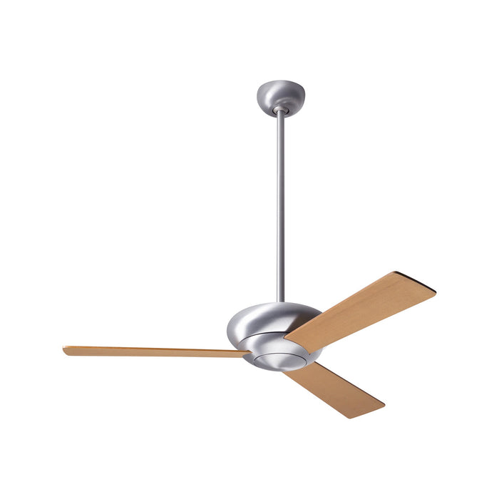 Altus 42-Inch Ceiling Fan in Brushed Aluminum/Maple.