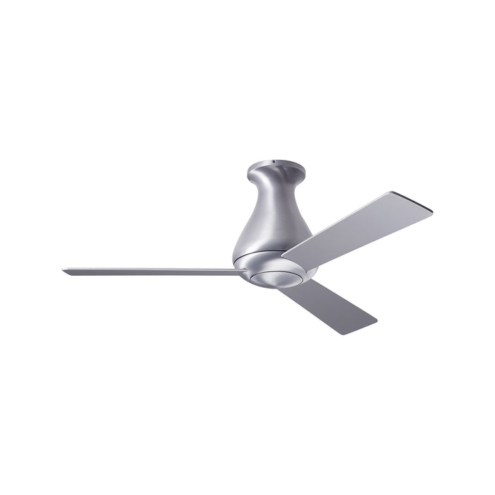 Altus 42-Inch Flush Mount Ceiling Fan in Brushed Aluminum/Aluminum (Non-LED).