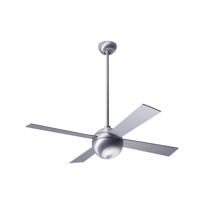 Ball 42-Inch Ceiling Fan in Brushed Aluminum/Aluminum (Non-LED).