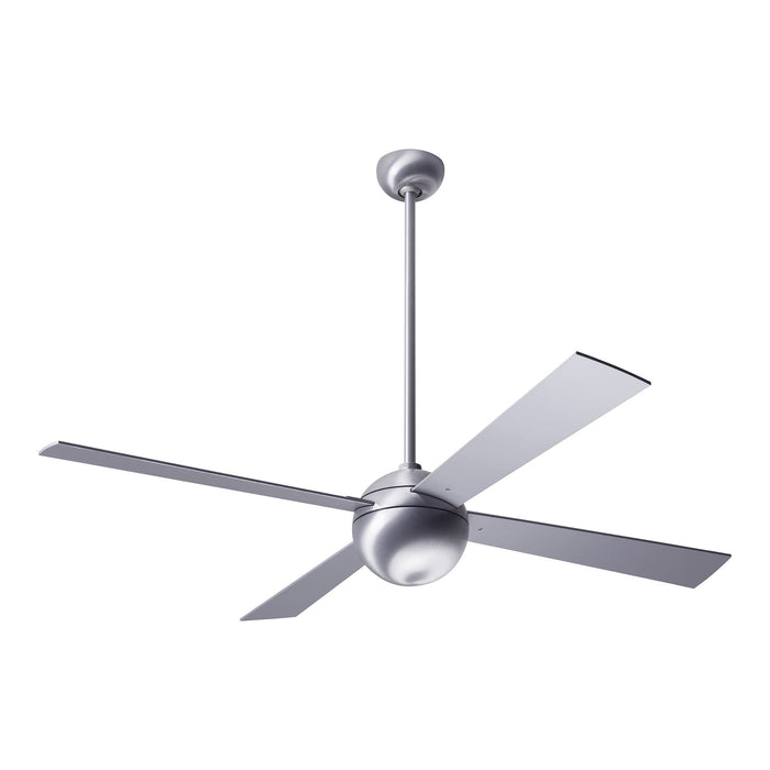 Ball 52-Inch Ceiling Fan in Brushed Aluminum/Aluminum (Non-LED).