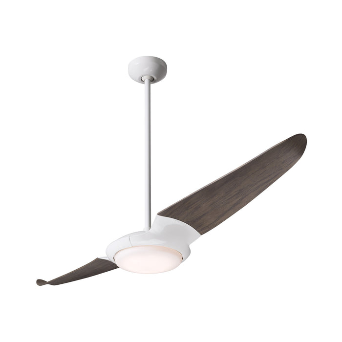 IC/Air 2 LED Ceiling Fan in Gloss White (Graywash).