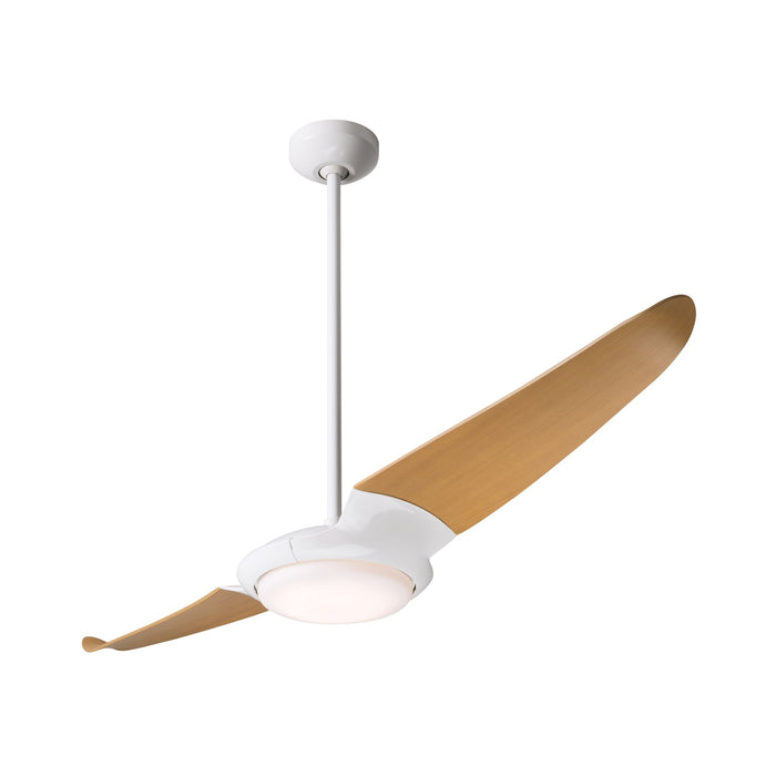 IC/Air 2 LED Ceiling Fan in Gloss White (Maple).