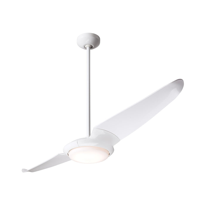 IC/Air 2 LED Ceiling Fan in Gloss White (White).